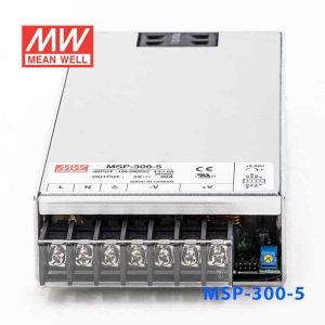 MSP-300-5  300W  5V 60A  单路输出带功率因素校正高可靠医疗型明纬开关电源