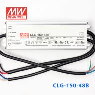 CLG-150-48B 150W 48V3.2A 恒压+恒流PFC高效铝壳IP67防水LED电源(输出端控制线电阻调光) 