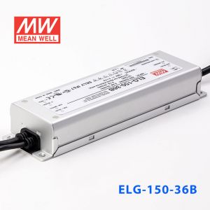 ELG-150-36B  150W  36V 4.17A  B型(0～10V/PWM/电阻调光)/铝壳IP67/100～305Vac输入)明纬PFC防水LED电源