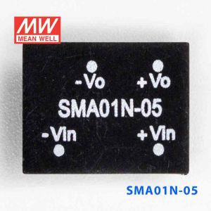 SMA01N-05  1W  24V-5V  非稳压单路输出明纬DC-DC转换模块电源