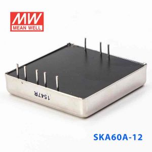 SKA60A-12  60W  9~18V  输入 12V 5A 明纬单路稳压输出DC-DC转换电源