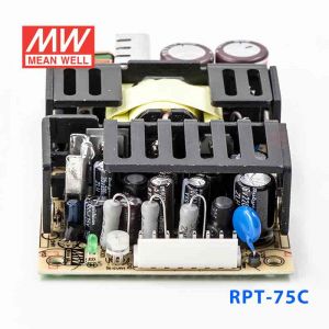 RPT-75C  75W +5V 8A +15V 3A -15V 1A 三路输出绿色明纬医用无外壳电源