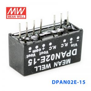 DPAN02E-15 2W 4.5~9V 转±15V 67mA非稳压双路输出DC-DC模块电源