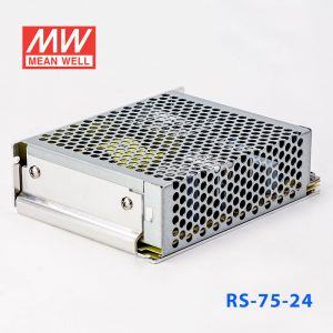 RS-75-24 75W 24V3.2A 单路输出明纬开关电源(G3系列-高性能内置有外壳)