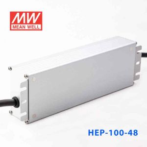 HEP-100-48 100W 48V 2A无风扇全密封IP68防护高效率明纬电源