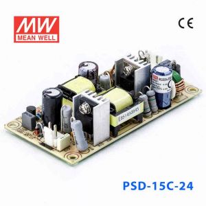 PSD-15C-24  15W  36~72V  输入 24V 0.6A  单路输出PCB板明纬DC-DC变换电源