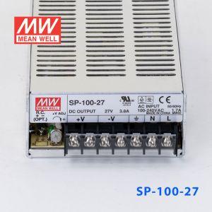 SP-100-27 100W 27V3.8A 单路输出带PFC功能明纬开关电源