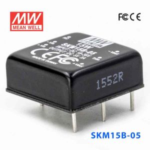 SKM15B-05  15W  18~36V 输入 5V 3A 单路稳压输出明纬DC-DC转换模块电源