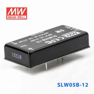 SLW05B-12  5W  18~36V  输入 12V  稳压单路输出明纬DC-DC转换模块电源