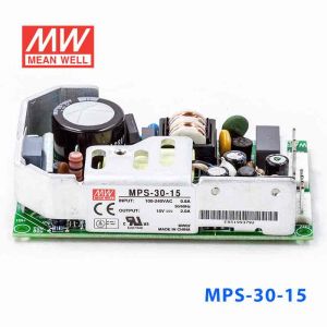 MPS-30-15 30W 15V2A 单路输出微漏电医用无外壳明纬开关电源