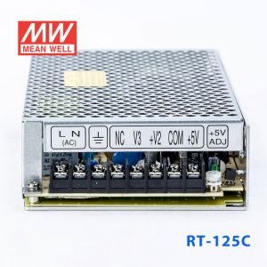 RT-125C台湾明纬5V正负15V三路开关电源125W 5V10A+15V4.5A-15V1A