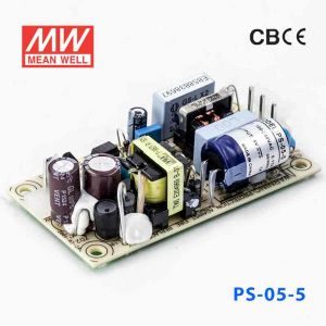 PS-05-5  5W  5V 1A  单路输出无外壳PCB板明纬开关电源