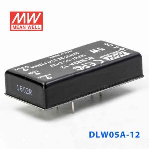 DLW05A-12  5W  9~18V 输入 ±12V  稳压双路输出明纬DC-DC转换模块电源