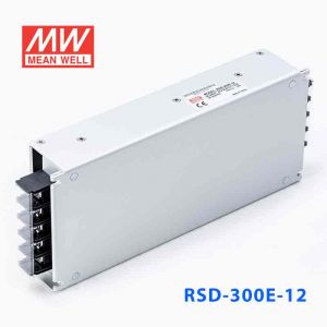 RSD-300E-12  300W  21.6-50.4V 输入 12V 25A  铁路用外壳型单路输出DC-DC转换明纬开关电源