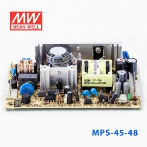 MPS-45-48 45W 48V1A 单路输出微漏电医用无外壳明纬开关电源