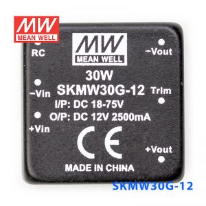 SKMW30G-12 30W 18~75V 转 12V 2.5A 非稳压单路输出DC-DC模块电源