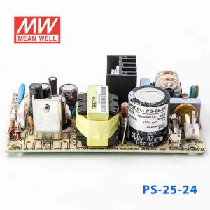 PS-25-24  25W  24V 1A  单路输出无外壳PCB板明纬开关电源