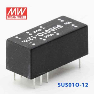 SUS01O-12  1W  48V-12V  非稳压单组输出明纬DC-DC转换模块电源