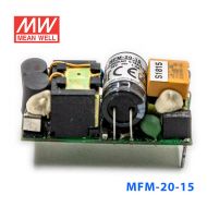 MFM-20-15明纬21W 80~264V输入15V1.4A输出PCB裸板医疗开关电源