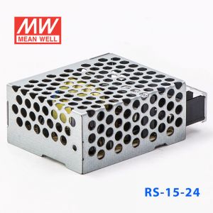 RS-15-24 15W 24V0.625A 单路输出明纬开关电源(G3系列-高性能内置有外壳) 