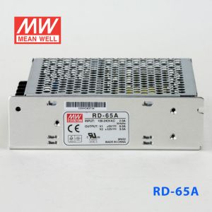 RD-65A台湾明纬5V12V双路开关电源65W直流稳压5V6A+12V3A双组