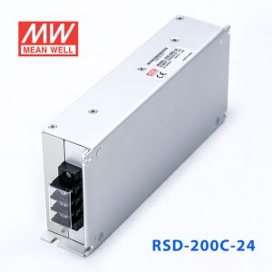 RSD-200C-24  200W  28.8~67.2V  输入 24V 8.4A  输出铁道专用明纬DC-DC转换电源 