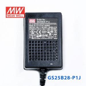 GS25B28-P1J 25W 28V0.89A 输出绿色能源明纬电源适配器(双线插口)