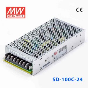 SD-100C-24  100W  36~72V 输入 24V 4.2A  输出有外壳明纬DC-DC转换电源