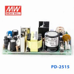 PD-2515  25W +15V 1A -15V 1A  双路输出无外壳PCB板明纬开关电源