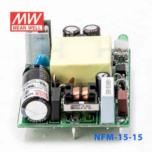 NFM-15-15  15W  15V 1A  微漏电PCB板单路输出板上插装型医用明纬开关电源