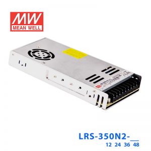 LRS-350N2-24明纬24V14.6A输出高峰值电源供应器350W单组输出