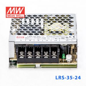 LRS-35-24 36W 24V1.5A单路输出超薄型低空载损耗明纬开关电源