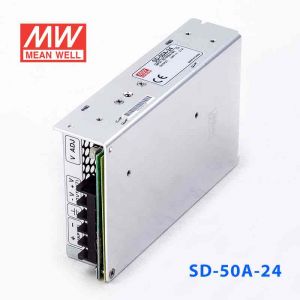 SD-50A-24  50W  9.2~18V 输入 24V 2.1A  输出有外壳明纬DC-DC转换电源