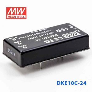 DKE10C-24  10W  36~72V  输入  ±24V  双路输出明纬DC-DC转换模块电源