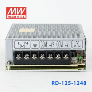 RD-125-1248台湾明纬12V48V双路电源125W直流稳压12V2.3A+48V2.3A