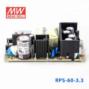 RPS-60-3.3  60W  3.3V  11A   单路输出微漏电低空载损耗小尺寸医用无外壳明纬开关电源