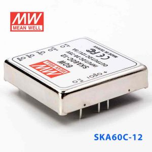 SKA60C-12 60W  36~72V  输入 12V 5A 明纬单路稳压输出DC-DC转换电源