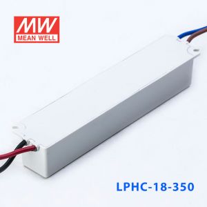 LPHC-18-350    18W    220V输入350mA恒流输出明纬牌IP67防水塑壳LED照明电源