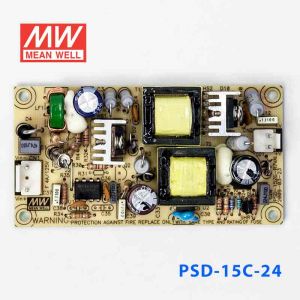 PSD-15C-24  15W  36~72V  输入 24V 0.6A  单路输出PCB板明纬DC-DC变换电源