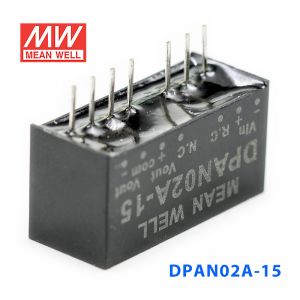 DPAN02A-15 2W 9~18V 转±15V 67mA 非稳压双路输出DC-DC模块电源