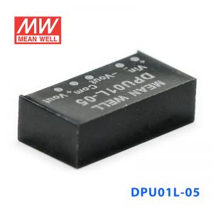 DPU01L-05 1W  5V 转 ±5V 非稳压双路输出明纬DC-DC转换模块电源