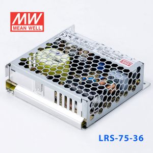 LRS-75-36 75.6W 36V2.1A单路输出超薄型低空载损耗明纬开关电源