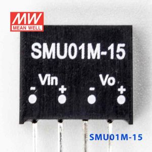 SMU01M-15  1W  12V-15V  非稳压单路输出明纬DC-DC转换模块电源