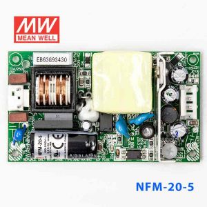 NFM-20-5  20W  5V 4.4A  微漏电PCB板单路输出板上插装型医用明纬开关电源