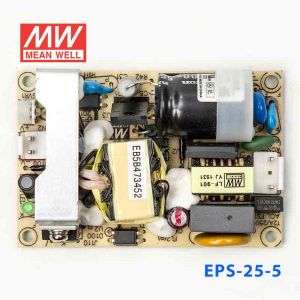 EPS-25-5 25W 5V5A 单路输出裸板高效低空载损耗明纬开关电源