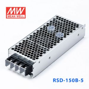 RSD-150B-5  150W  14.4~33.6V 输入 5V 30A  输出铁道专用明纬DC-DC转换电源 