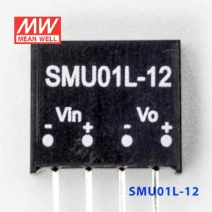 SMU01L-12  1W  5V-12V  非稳压单路输出明纬DC-DC转换模块电源