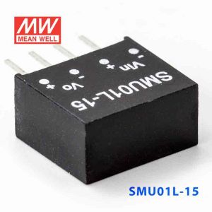 SMU01L-15  1W  5V-15V  非稳压单路输出明纬DC-DC转换模块电源