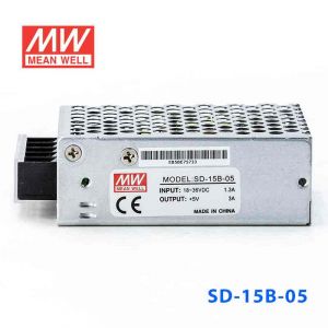 SD-15B-5  15W  18~36V  输入 5V 3A  输出有外壳明纬DC-DC转换电源