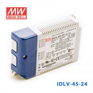 IDLV-45-24 45W 24V 1.88A 恒压输出无频闪二合一调光明纬LED开关电源